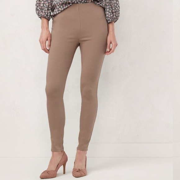 LC Lauren Conrad Pants - LC Lauren Conrad Taupe Super Skinny Leggings Pants